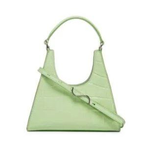 STAUD MINI CROSSBODY REY BAG | AGAVE CROC EMBOSSED